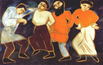 paysans dansant russe Peinture à l'huile